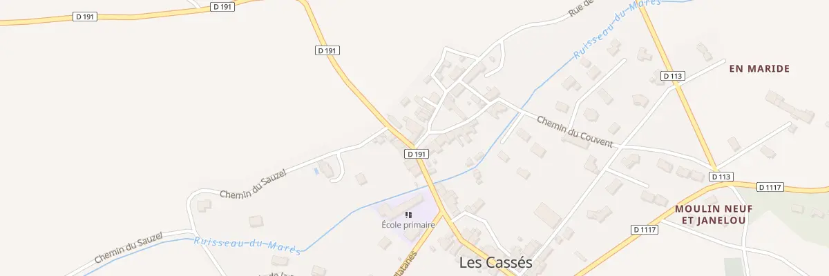 Plan du 2 Pl de la Mission aux Cassés
