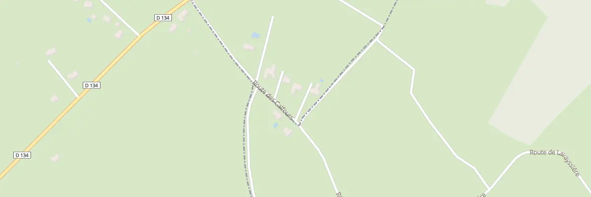 Plan du 251 Rte des Calfours à Cornac