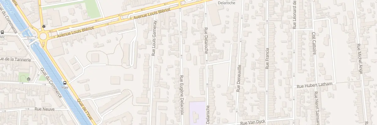 Plan du 13 Rue Delacroix à Calais