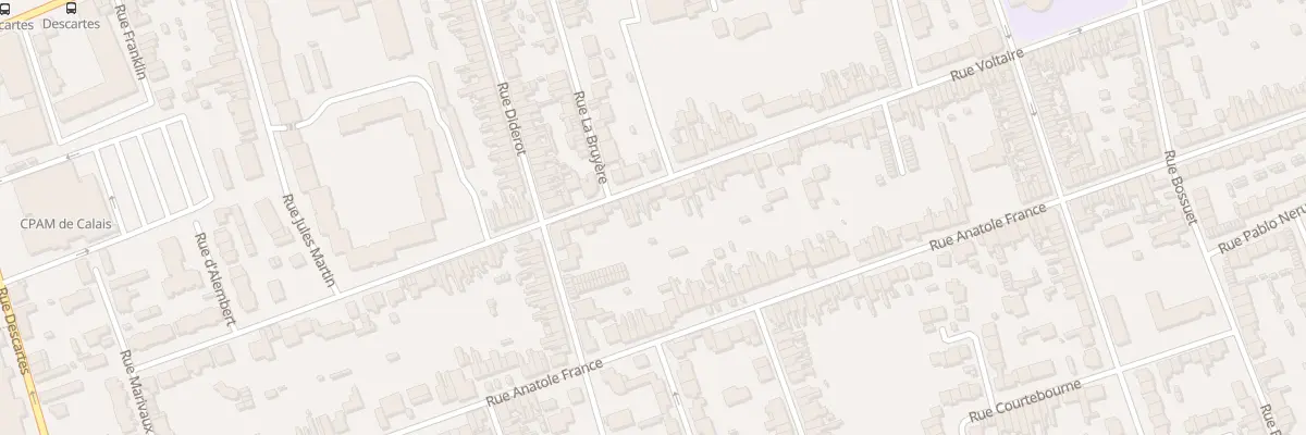 Plan du 56 Rue Voltaire à Calais