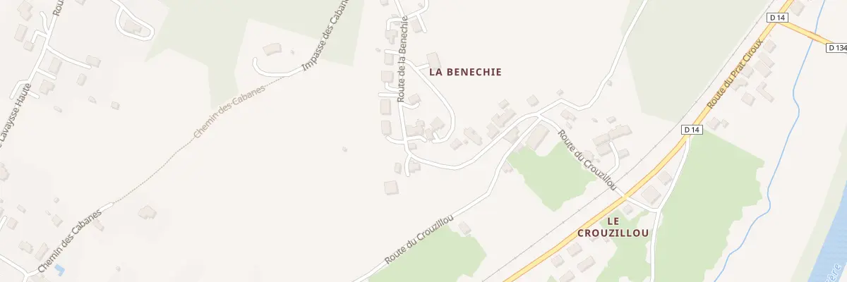Plan du 14 Rte de la Benechie à Gagnac-sur-Cère