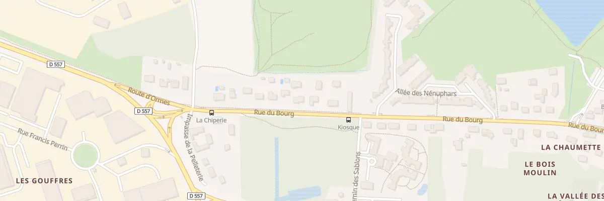 Plan du 1068 Rue du Bourg à Saran