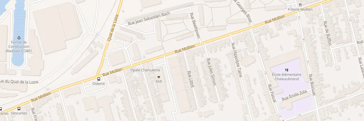 Plan du 6 Rue Littré à Calais