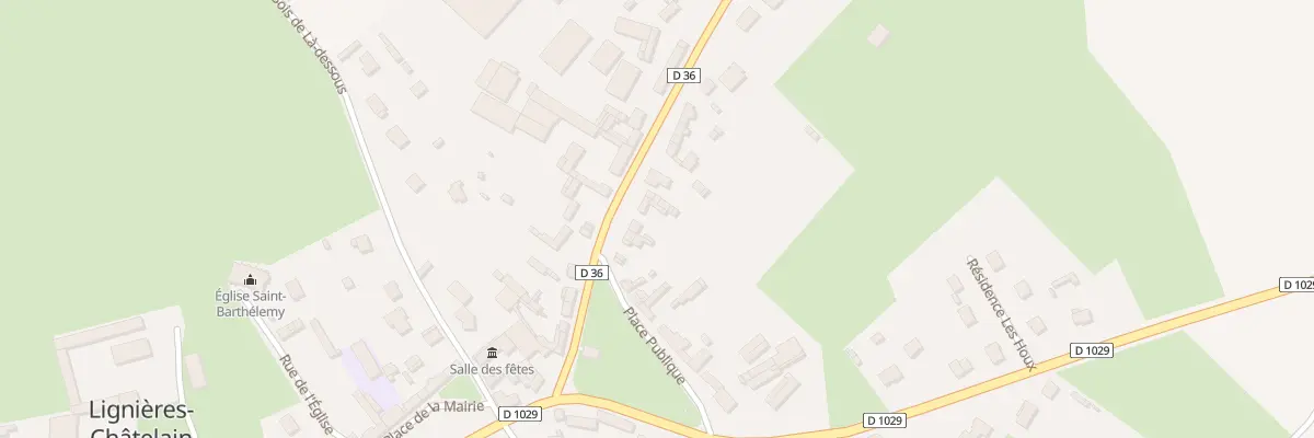 Plan du 6 Rue du Boutelet à Lignières-Châtelain