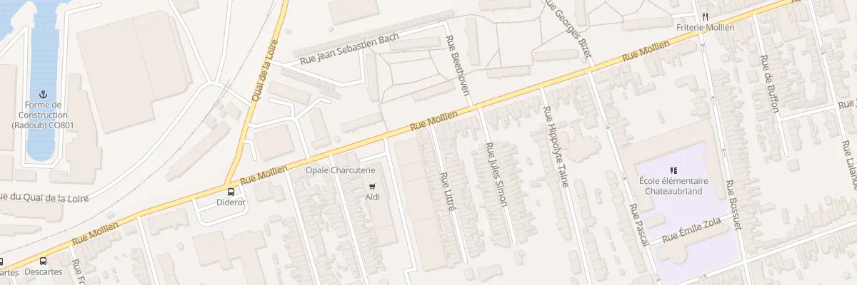 Plan du 4 Rue Littré à Calais