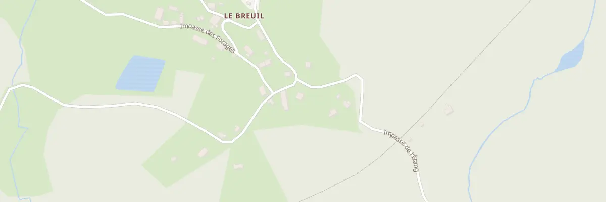 Plan du 14 Au Breuil à Gimel-les-Cascades