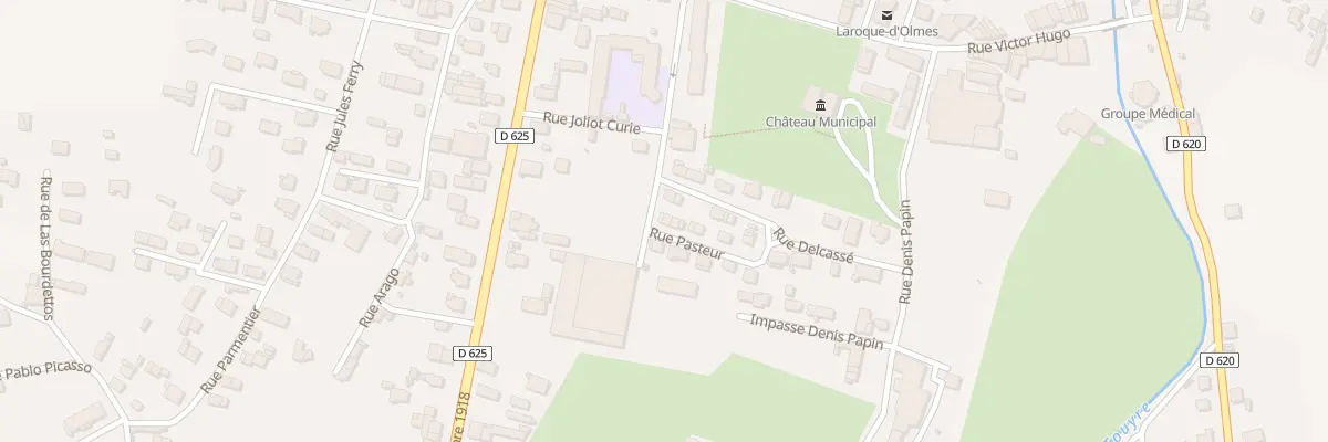 Plan du 1 Rue Pasteur à Laroque-d’Olmes