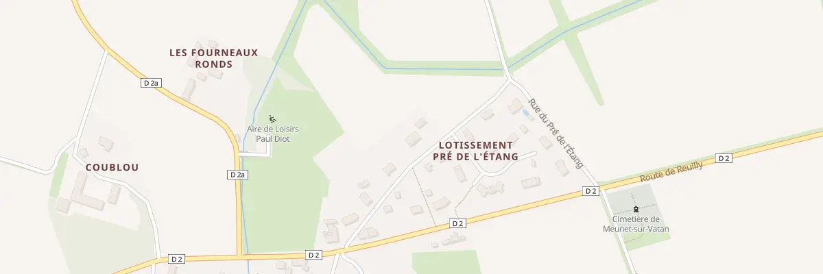 Plan du 11 Rte de la Plaisance à Meunet-sur-Vatan