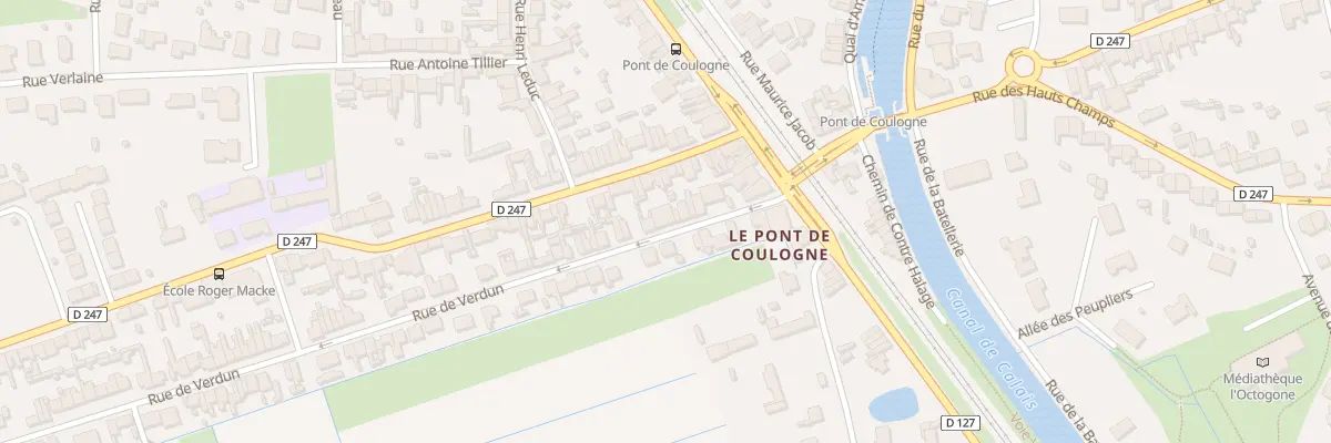Plan du 16 Rue de Verdun à Coulogne