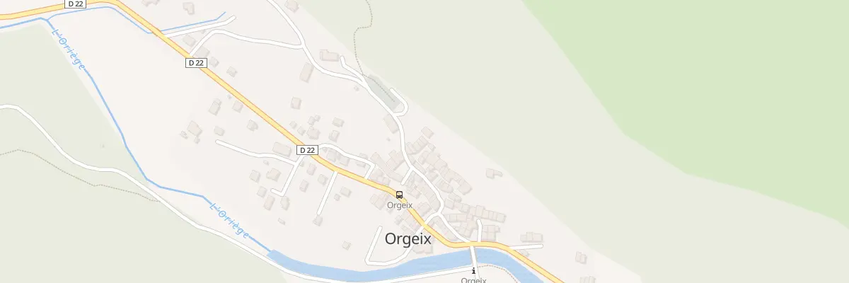 Plan du 75 Vge le Village à Orgeix
