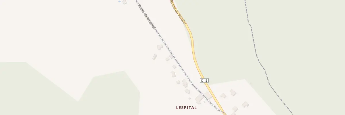 Plan du 213 Rte de Lespital à Castelnau-de-Montmiral