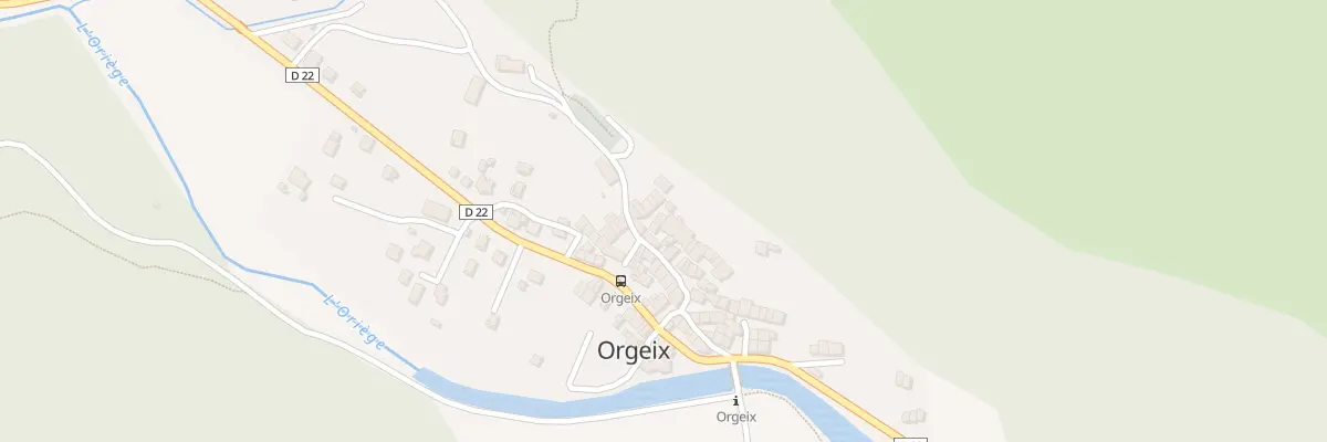 Plan du 77 Vge le Village à Orgeix