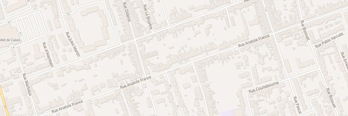 Plan du 113 Rue Anatole France à Calais