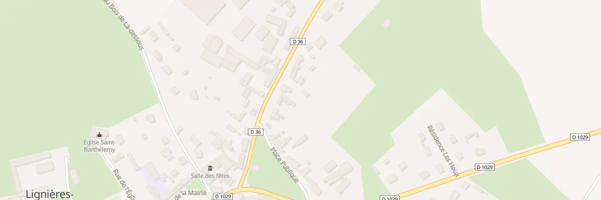 Plan du 8 Rue du Boutelet à Lignières-Châtelain