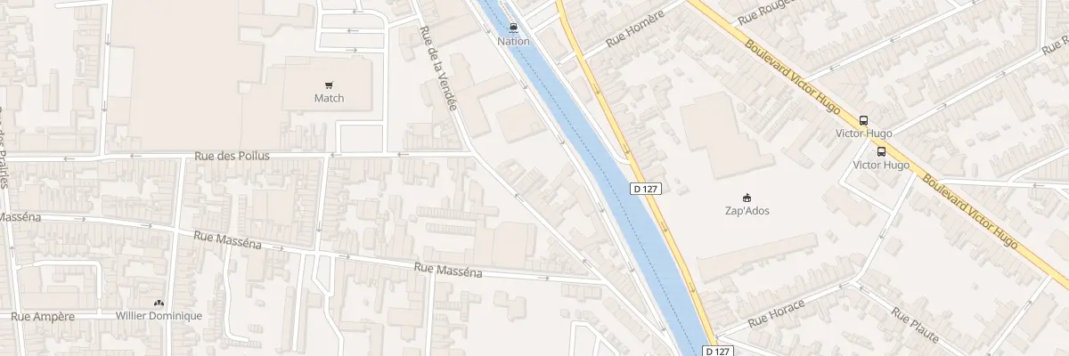 Plan du 51 Rue de la Vendée à Calais