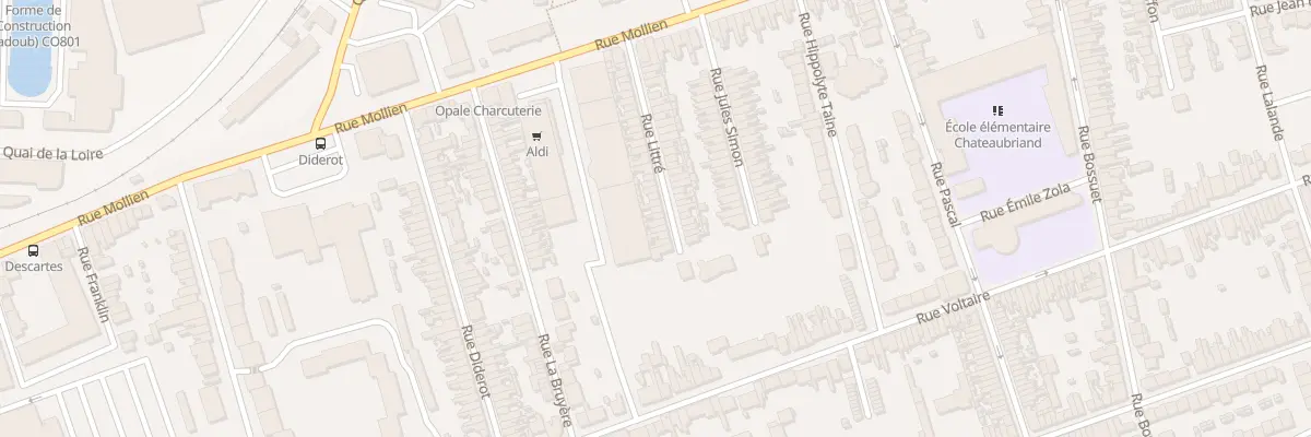 Plan du 46 Rue Littré à Calais