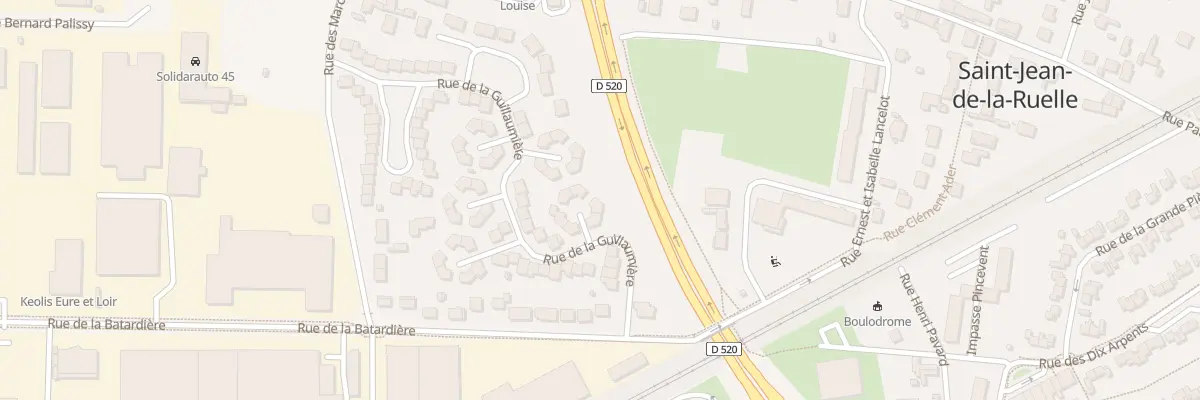 Plan du 4 Rue de la Guillaumière à Saint-Jean-de-la-Ruelle