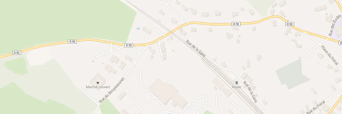 Plan du 689 Rte des Garibals à Assier