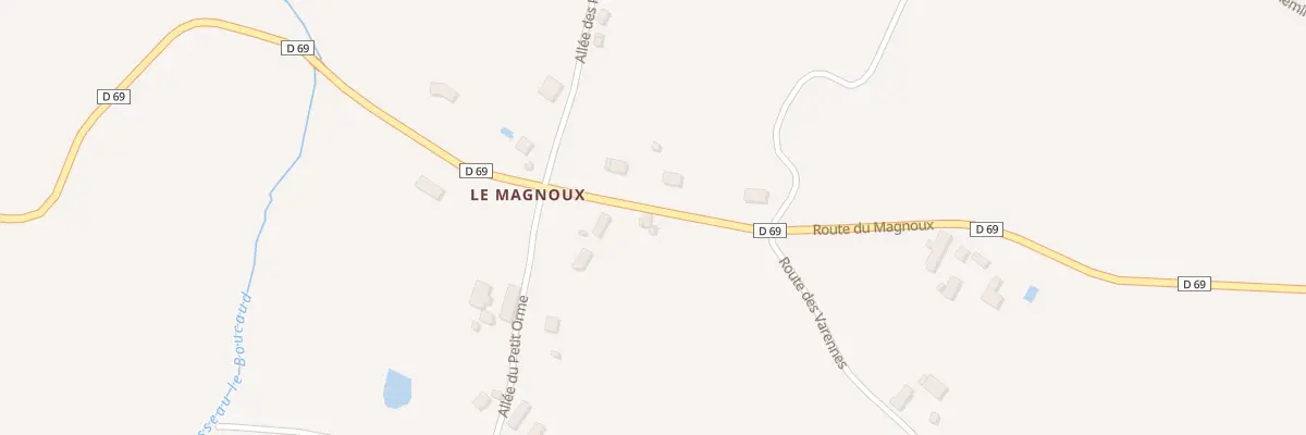 Plan du 5161 Le Magnoux à Mers-sur-Indre