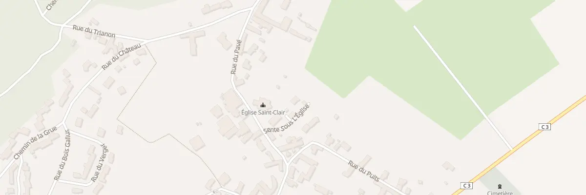 Plan du 9001 Sous l’Eglise à Frémainville