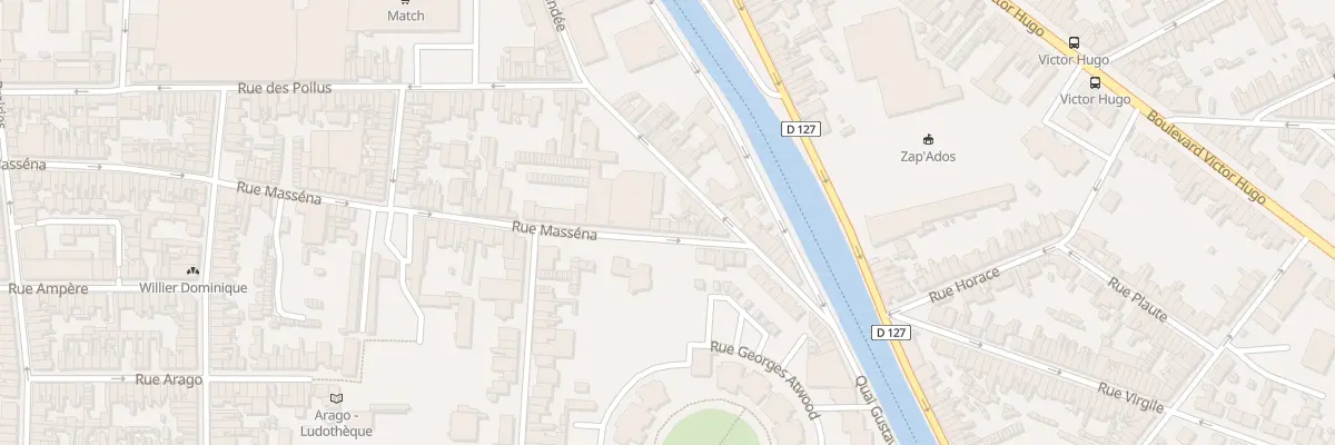 Plan du 175 Rue Masséna à Calais