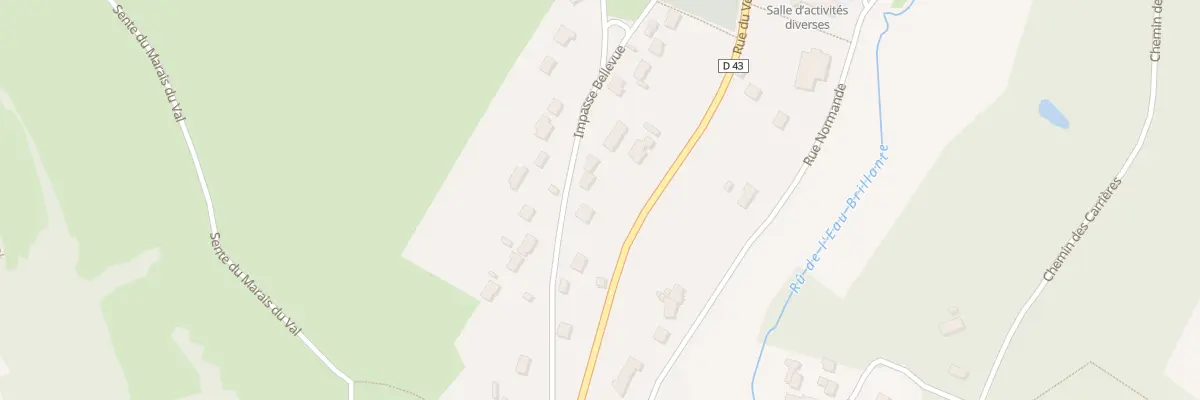 Plan du 12 Imp de Bellevue à Seraincourt