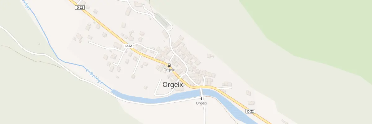 Plan du 59 Vge le Village à Orgeix