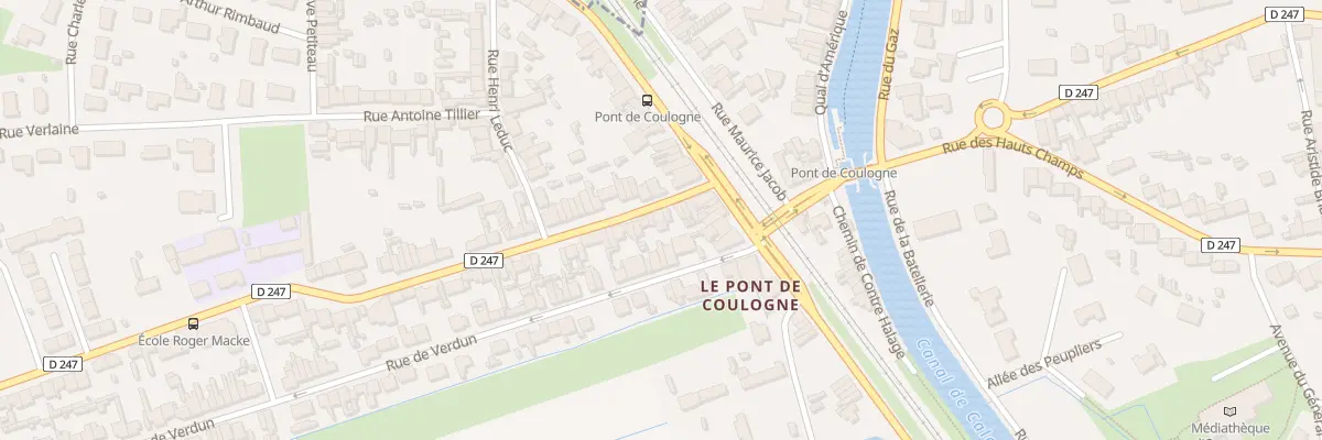 Plan du 9 Rue Charles de Gaulle à Coulogne