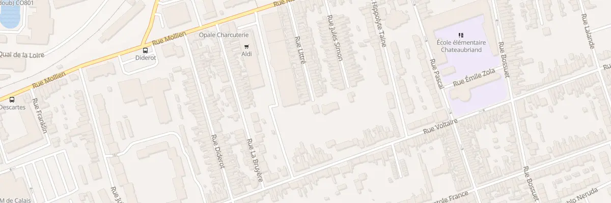 Plan du 56 Rue Littré à Calais
