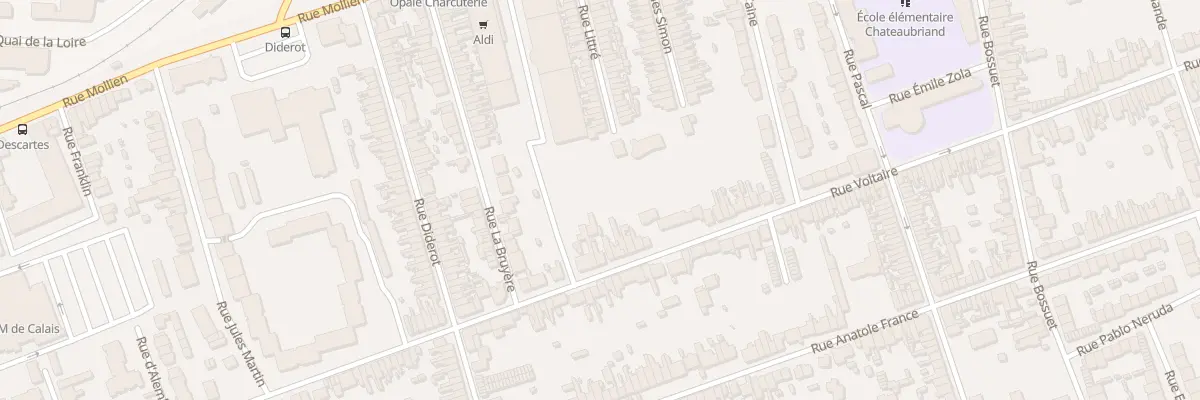 Plan du 71 Rue Voltaire à Calais