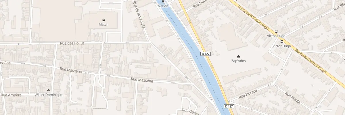 Plan du 57 Rue de la Vendée à Calais