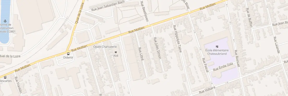 Plan du 17 Rue Littré à Calais
