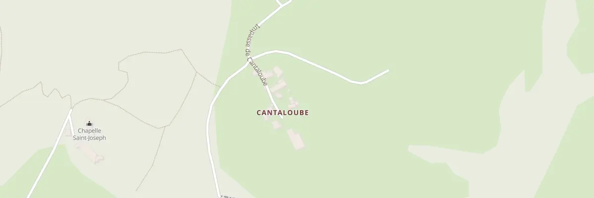 Plan du 5489F Cantaloube à Saint-Jean-Lagineste