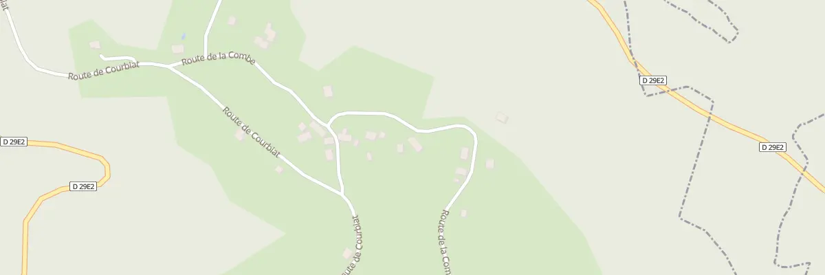 Plan du 5029 Courbiat à Pandrignes