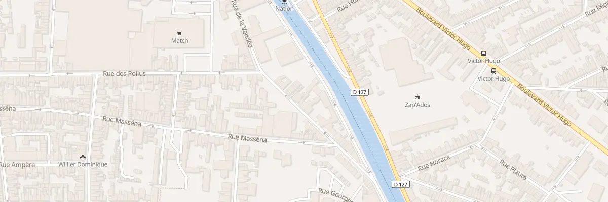 Plan du 59 Rue de la Vendée à Calais