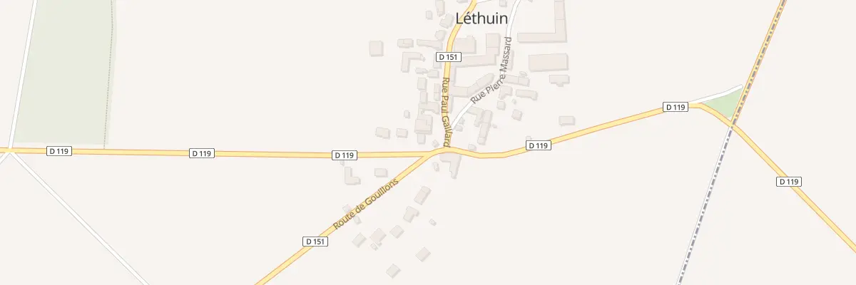 Plan du 1 Rue du Bois à Léthuin