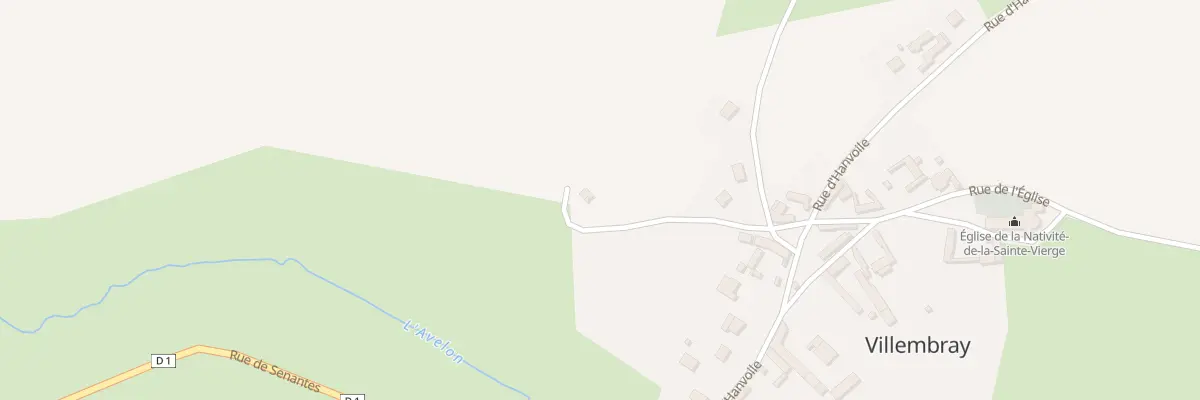 Plan du 11 Che le Vieux Chemin de Senante à Villembray