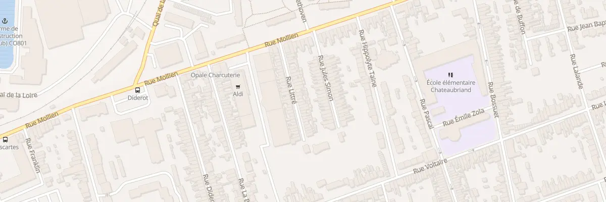 Plan du 31 Rue Littré à Calais