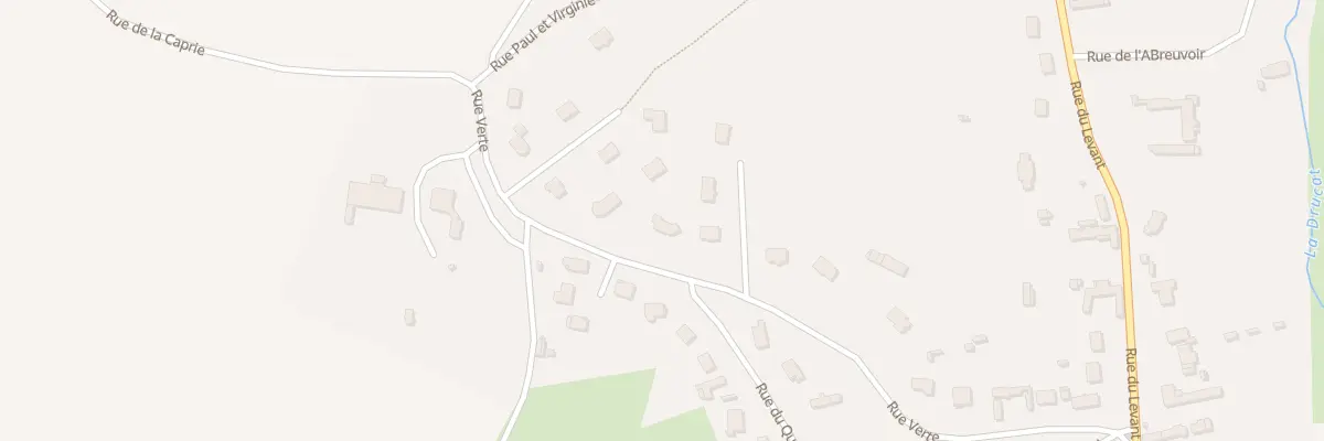Plan du 420 Rue Verte à Drucat