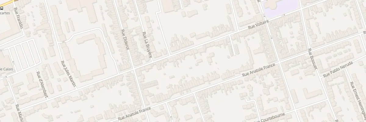 Plan du 70 Rue Voltaire à Calais