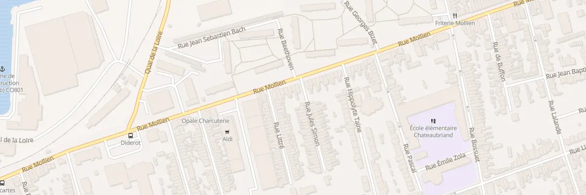 Plan du 136 Rue Mollien à Calais