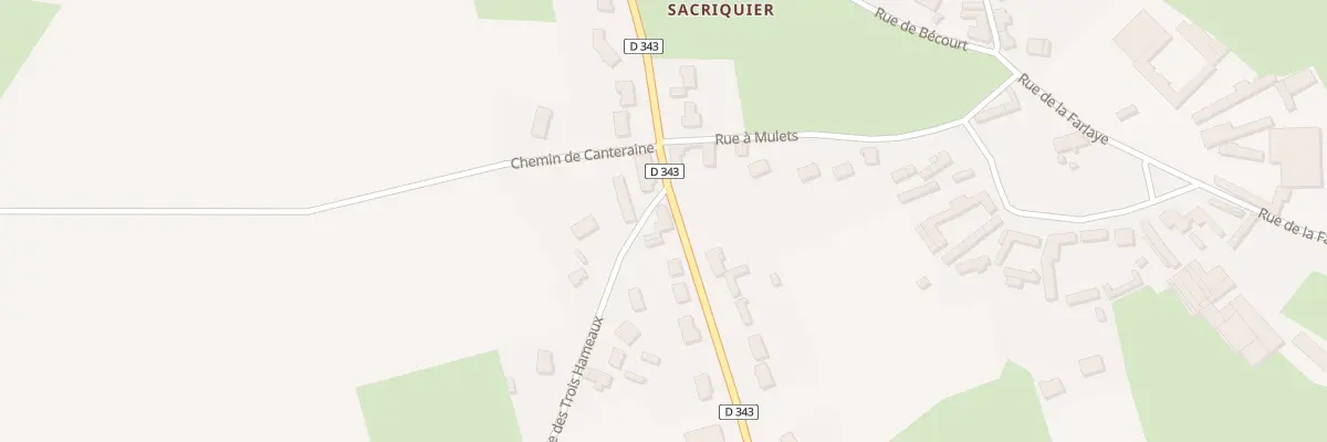 Plan du 25 Rue de Desvres à Courset