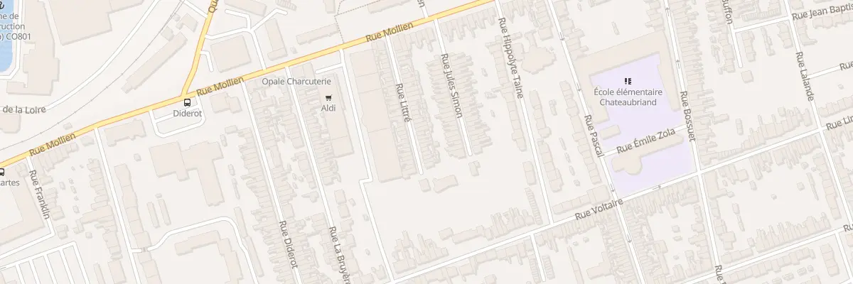 Plan du 43 Rue Littré à Calais