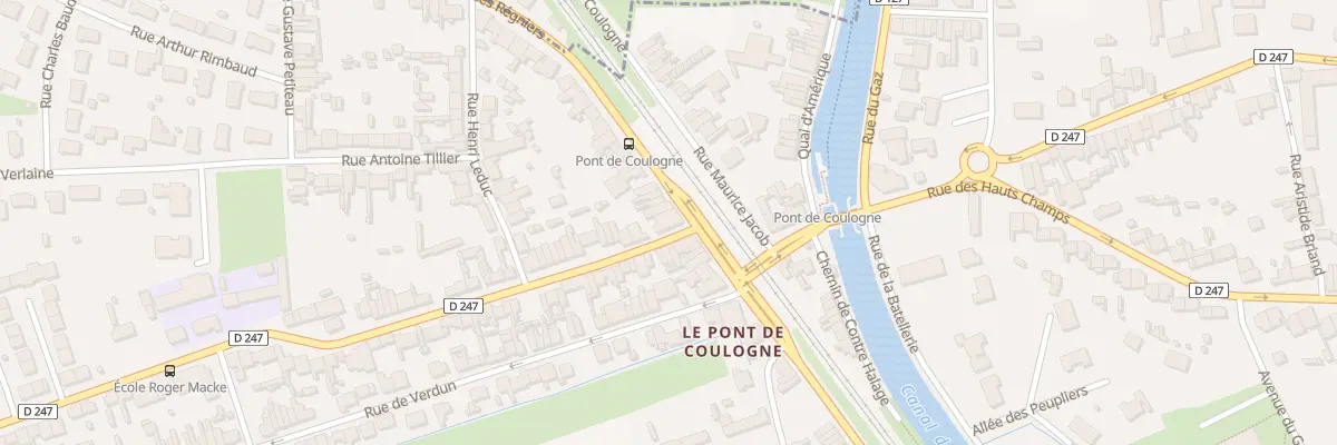 Plan du 15 Che des Régniers à Coulogne