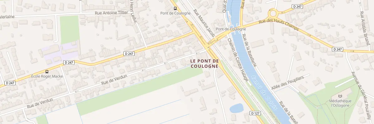 Plan du 7 Rue de Verdun à Coulogne