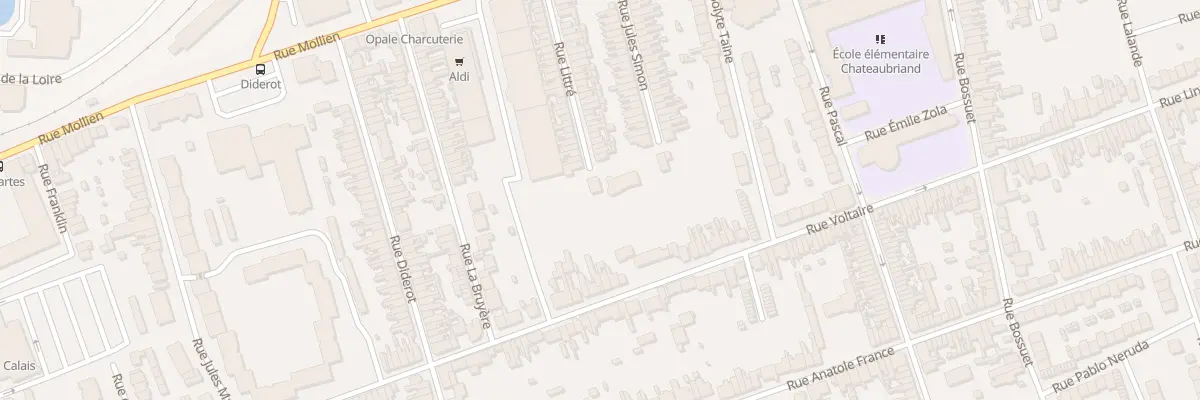Plan du 60 Rue Littré à Calais