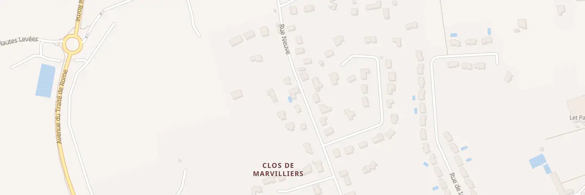 Plan du 14 Rue Neuve à Saint-Pryvé-Saint-Mesmin