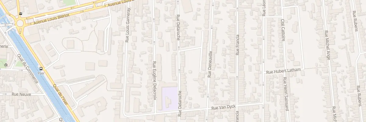 Plan du 64 Rue Delaroche à Calais