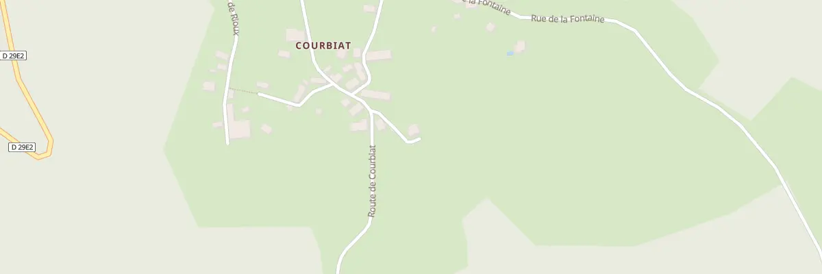 Plan du 5041 Courbiat à Pandrignes