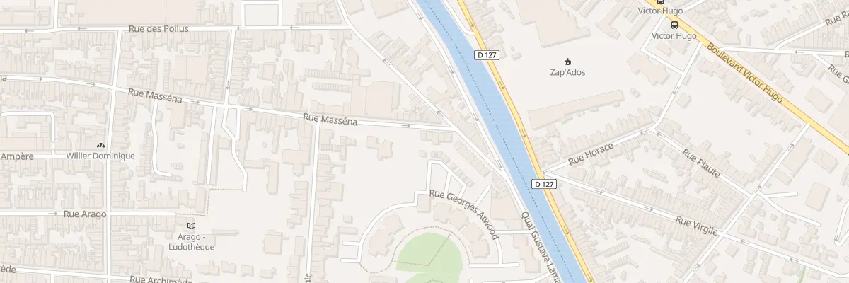Plan du 176 Rue Masséna à Calais